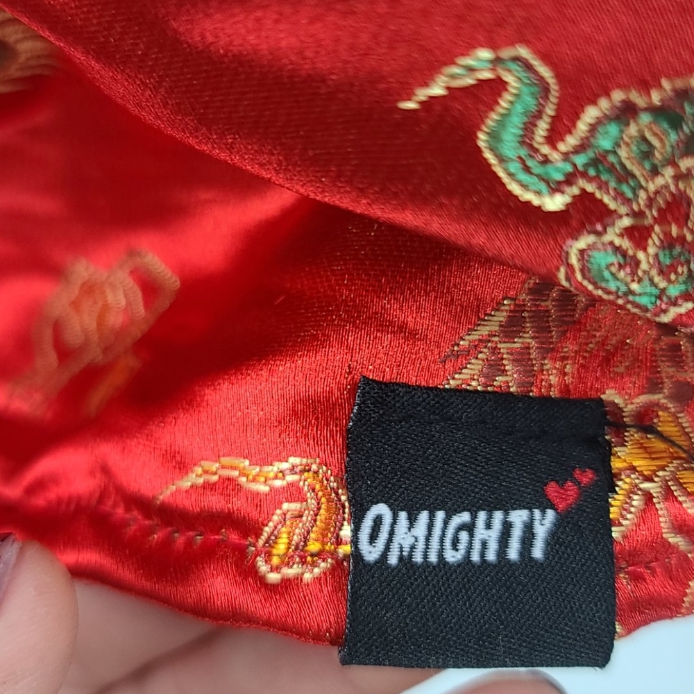 O mighty red embroidered romper. Women's size s - Picture 3 of 8